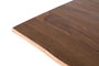 GINER Y COLOMER Mesa de Comedor de Madera de Acacia 240 cm con Patas de Metal Negro - 240x100x77 cm - Estilo Natural y Moderno