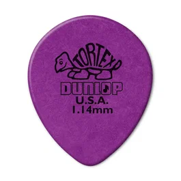 DUNLOP Pack de 72 Púas Tortex® Teardrop S - 1,14 mm