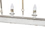 DKD Home Decor Lámpara Techo Neoclásico 12 x 83 x 111.5 cm