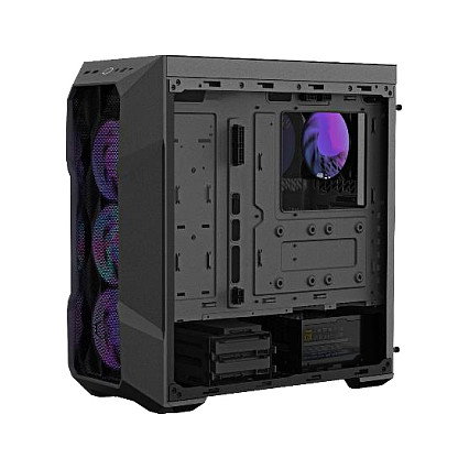 Cooler Master TD500MAX Full Tower Caja PC Negro ATX micro ATX Mini-ITX Ventana Lateral Iluminación Multi
