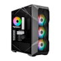 Cooler Master TD500MAX Full Tower Caja PC Negro ATX micro ATX Mini-ITX Ventana Lateral Iluminación Multi