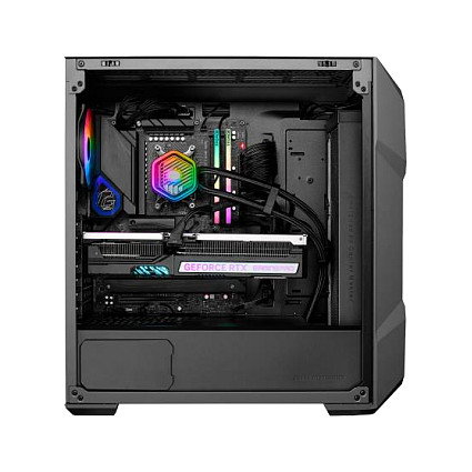 Cooler Master TD500MAX Full Tower Caja PC Negro ATX micro ATX Mini-ITX Ventana Lateral Iluminación Multi