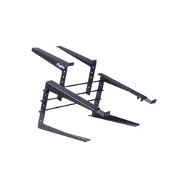 HEADLINER Covina Pro Soporte para DJ y Portátil Robusto Ajustable con Brazos Retráctiles y Base Antideslizante