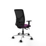 PIQUERAS Y CRESPO Silla de oficina Motilla con mecanismo Sincro/Traslack, Morado y Negro