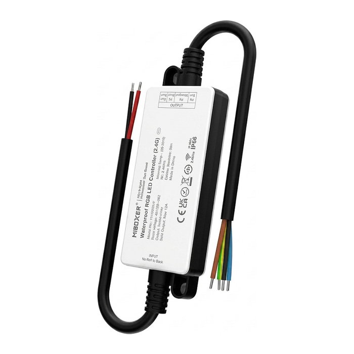 Miboxer Controlador LED IPxx-Serie RGB-W IP66 2.4G Waterproof Miboxer Controlador LED IPxx-Serie RGB-W IP66 2.4G Waterproof