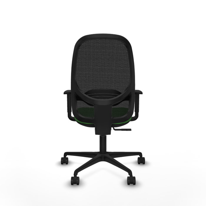 PIQUERAS Y CRESPO Silla de oficina Cilanco Verde con mecanismo Sincro