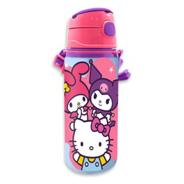 KIDS LICENSING Cantimplora de Aluminio Hello Kitty & Friends con Asa 600ml