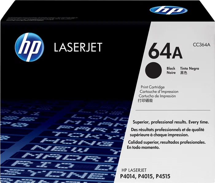 HP Cartucho de tóner original 64A Negro (CC364A)