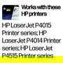 HP Toner 64A / CC364A Negro - Cartucho de tóner original compatible con impresoras HP LaserJet