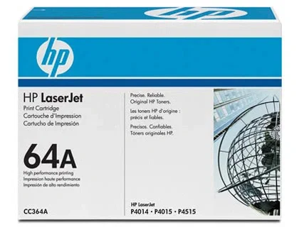 HP Cartucho de tóner original 64A Negro (CC364A)