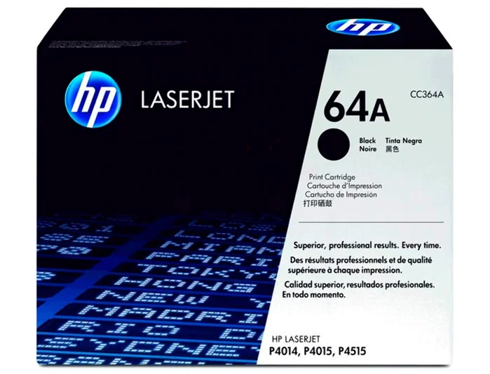 HP Cartucho de tóner original 64A Negro (CC364A)