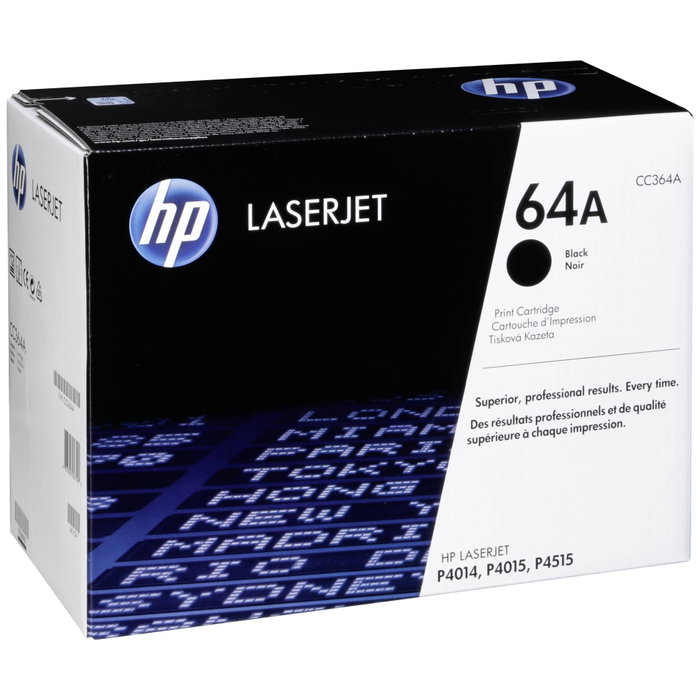HP Cartucho de tóner original 64A Negro (CC364A)