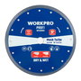 Workpro Profi Disco Diamantado Turbo de Corte Continuo Ø125 x 22,2 mm para Piedra, Hormigón, Ladrillo y Cerámica - Acero 65MN