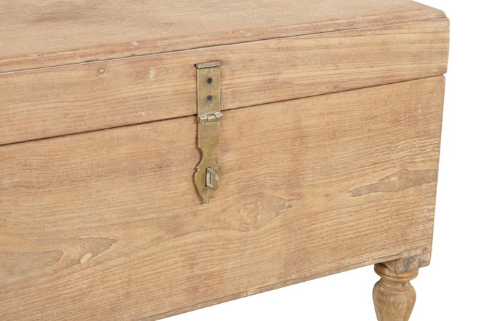 DKD Home Decor Arcón Item Home Negro Natural 54 x 54 x 89 cm