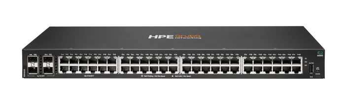 HPE Aruba Networking CX 6000 48p 10M/100M/1G 4p SFP 1G Switch HPE Aruba Networking CX 6000 48p 10M/100M/1G 4p SFP 1G Switch