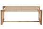 DKD Home Decor Descalzadora Teca Fibra Marrón