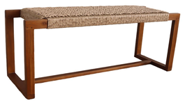DKD Home Decor Descalzadora Teca Fibra Marrón