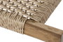 DKD Home Decor Descalzadora Teca Fibra Marrón