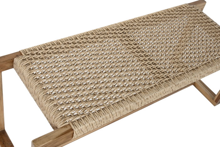 DKD Home Decor Descalzadora Teca Fibra Marrón DKD Home Decor Descalzadora Teca Fibra Marrón