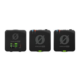 RODE Wireless Pro Sistema de micrófono inalámbrico de dos canales con transmisión digital RØDE Serie IV y grabación flotante de 32 bits