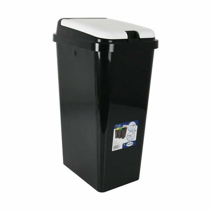 Cubo para la Basura Tontarelli Bido Negro Rectangular 38 x 29 x 65 cm (6 Unidades) Cubo para la Basura Tontarelli Bido Negro Rectangular 38 x 29 x 65 cm (6 Unidades)