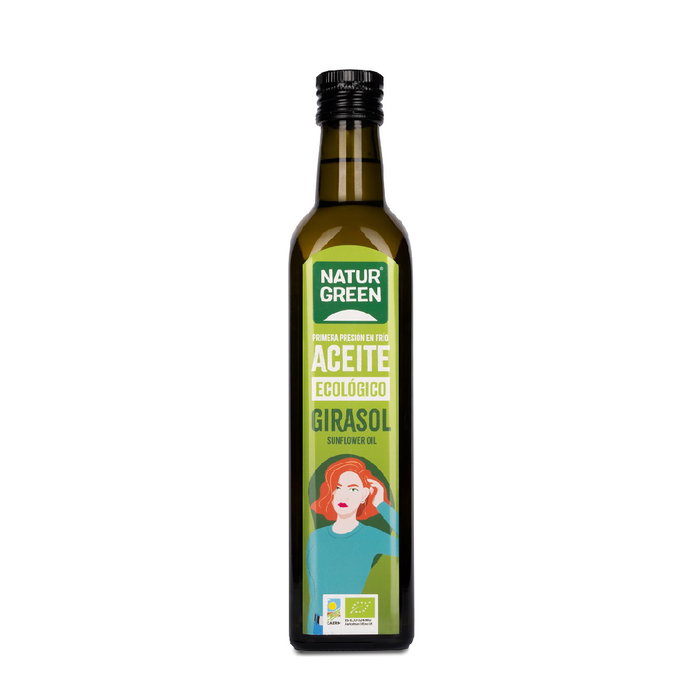 NaturGreen Aceite de Girasol Bio Primera Presión en Frío 500ml NaturGreen Aceite de Girasol Bio Primera Presión en Frío 500ml