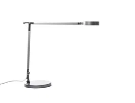 Maul Lámpara de escritorio LED con doble brazo articulado y regulable en color plata