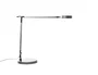 Maul Lámpara de escritorio LED con doble brazo articulado y regulable en color plata
