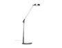 Maul Lámpara de escritorio LED con doble brazo articulado y regulable en color plata