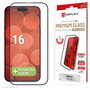 Displex Protector de Pantalla Premium de Vidrio Templado 10H Anti-Huellas para iPhone 16 - Transparente, Aplicación Fácil, Incluye Kit
