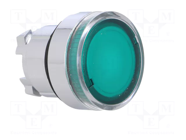 SCHNEIDER ELECTRIC Interruptor de presión de 22mm verde ZBV6