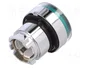 SCHNEIDER ELECTRIC Interruptor de presión de 22mm verde ZBV6