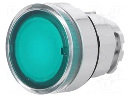 SCHNEIDER ELECTRIC Interruptor de presión de 22mm verde ZBV6