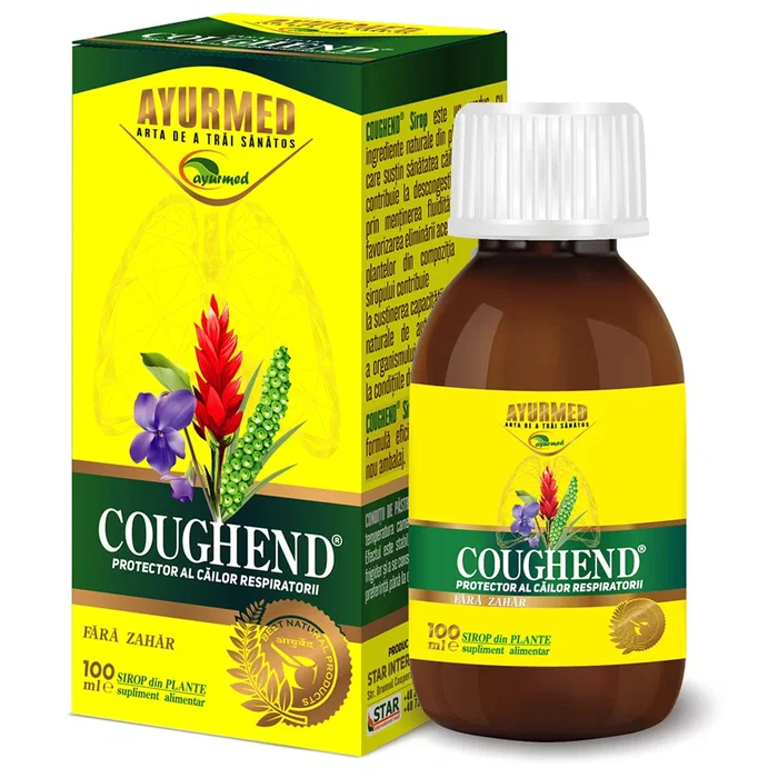Ayurmed Coughend Jarabe Anti-Tos Seca Sin Azúcar 100 ml Ayurmed Coughend Jarabe Anti-Tos Seca Sin Azúcar 100 ml