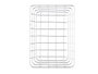 Kinvara Cesta Metal Cromada Rectangular Med 31x14x21cm Plata (Set de 6)