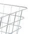 Kinvara Cesta Metal Cromada Rectangular Med 31x14x21cm Plata (Set de 6)
