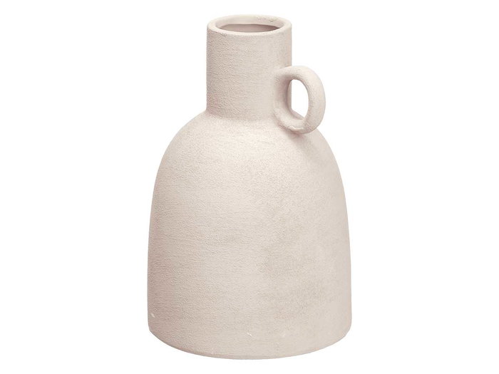 GIFTDECOR Jarrón Tinaja Blanco 25cm