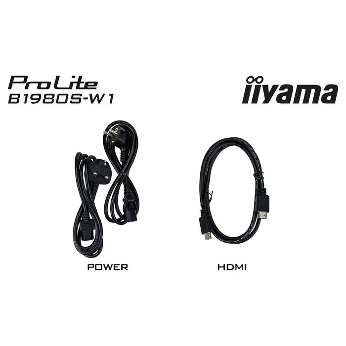Iiyama ProLite B1980S-W1 Monitor 19 Pulgadas Blanco Iiyama ProLite B1980S-W1 Monitor 19 Pulgadas Blanco