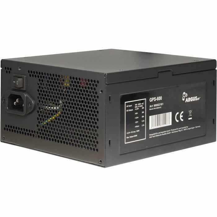 Inter-Tech GPS-600 Fuente de Alimentación 600W 80 PLUS Gold ATX para PC