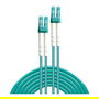 LINDY 46374 Cable Óptico LWL Duplex LC/LC OM3 10m, Fibra Multimodo 50/125µm, Full Duplex