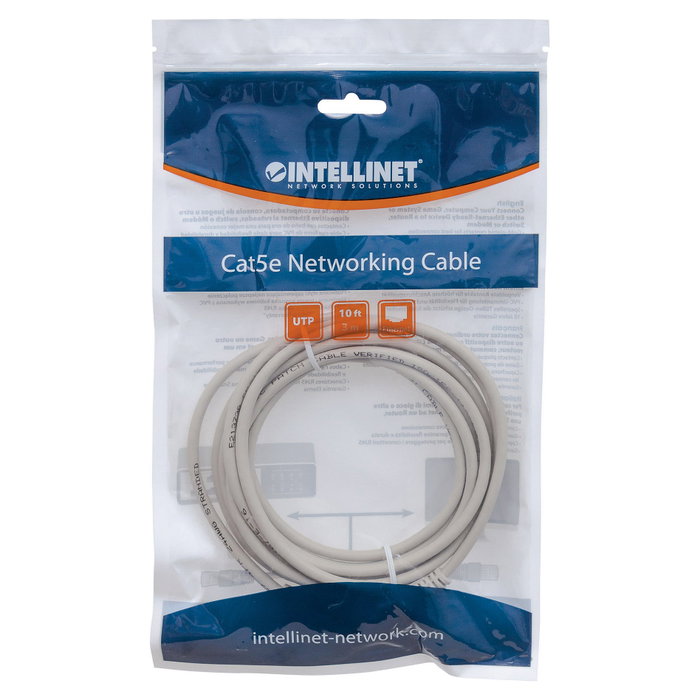 Intellinet Patchkabel RJ45 U/UTP Cat6 7.50m Gris