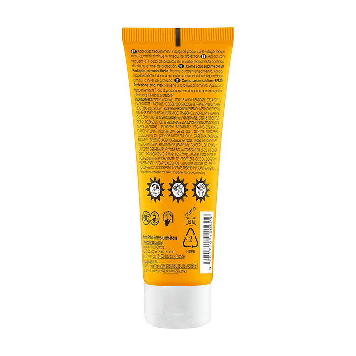 Klorane Polysianes Monoï y Tamanu Bio Crema Solar Facial SPF30 50 ml