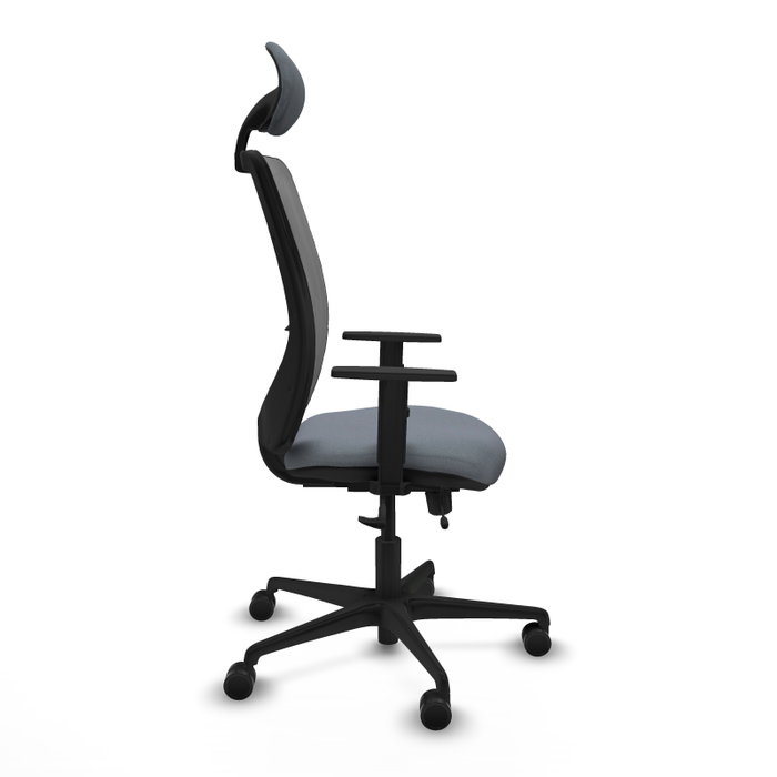 PIQUERAS Y CRESPO Silla de oficina Zulema Gris con Mecanismo Sincro/Traslack PIQUERAS Y CRESPO Silla de oficina Zulema Gris con Mecanismo Sincro/Traslack