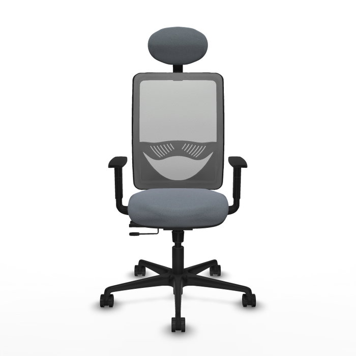 PIQUERAS Y CRESPO Silla de oficina Zulema Gris con Mecanismo Sincro/Traslack PIQUERAS Y CRESPO Silla de oficina Zulema Gris con Mecanismo Sincro/Traslack