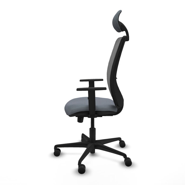 PIQUERAS Y CRESPO Silla de oficina Zulema Gris con Mecanismo Sincro/Traslack PIQUERAS Y CRESPO Silla de oficina Zulema Gris con Mecanismo Sincro/Traslack