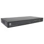 LevelOne WAC-2013 - Controlador WLAN para Hasta 256 Puntos de Acceso, 4 Puertos Gigabit LAN, Metal Negro