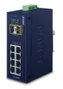 Planet IGS-1020TF Switch Ethernet Industrial de 8 Puertos Gigabit y 2 SFP