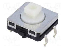 Aratas (Formerly Omron Components) Microconmutador TACT B3W-4050 Blanco