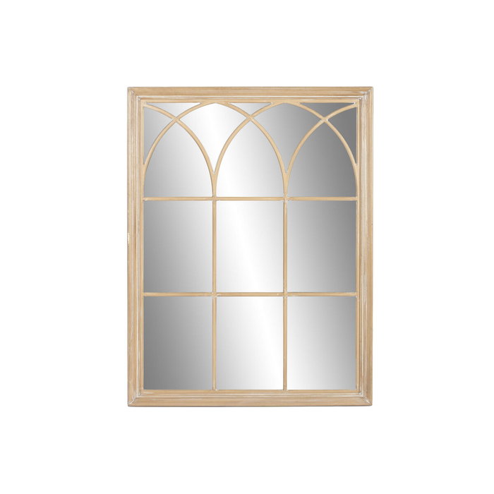 DKD Home Decor Espejo Ventana Paulownia y Cristal Natural 97x127 cm DKD Home Decor Espejo Ventana Paulownia y Cristal Natural 97x127 cm