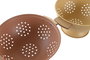 DKD Home Decor Escurridor Inox Bambu 30x24,5x14 (Pack de 2)